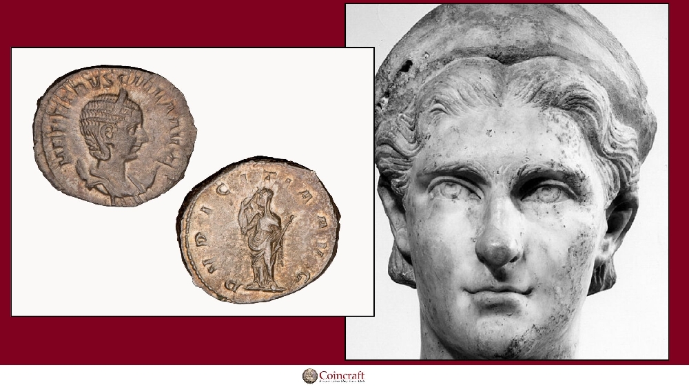 Roman Coin Honouring Herennia Etruscilla - Coincraft